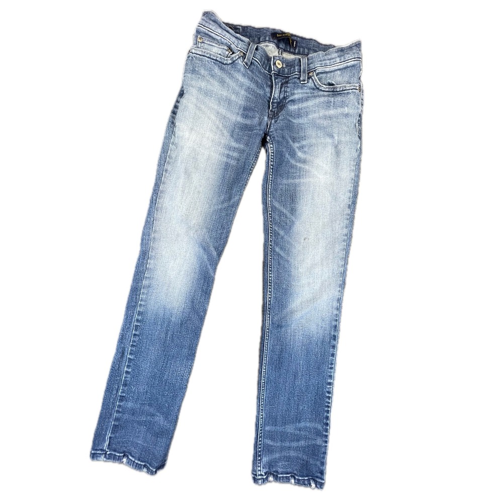 Levi's 524 Too Superlow Jeans 9M Blue Denim Low Rise Slim Straight Y2K Indie